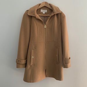 Michael Kors Camel 3/4 Coat.